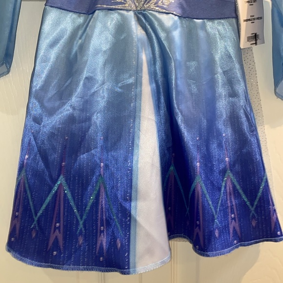 Disney Frozen Elsa Toddler Girls Halloween Costume Dress Size 2T - Picture 6 of 15